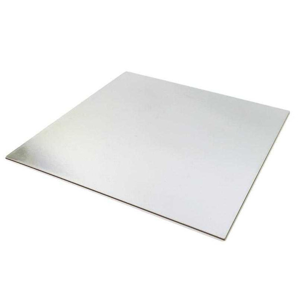 Cake Card Silver Square [8inch] extra thick (a pack of 25}