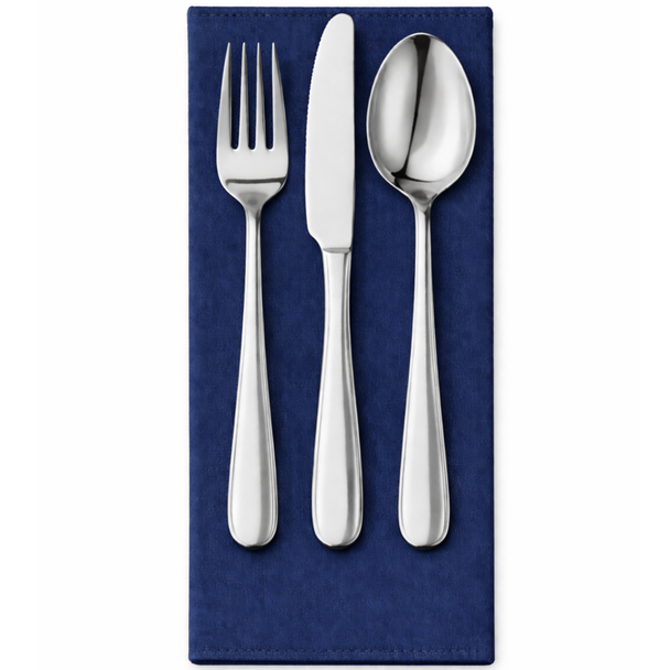 Poppies Navy Blue 2-Ply Dinner Napkins 40x40cm 8-Fold (Pack of 2000)