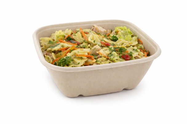 Sabert Square Pulp Bowl PUL14132 ,1000ml (Pack of 300)