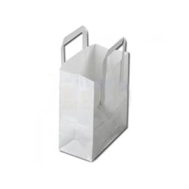 White Paper Carrier Bag Small [7x10.5x9inch] (a pack of 500)