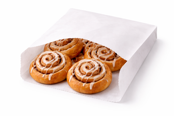 White Greaseproof Paper Bag [8.5x8.5inch] Strung (1000 Bags)