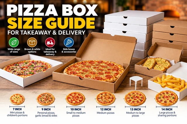 Pizza Box Size Guide for Takeaway & Delivery