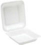 Bagasse Biodegradable Clamshell square Meal Box 9-inch - Pack of 200