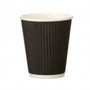 Hippo Ripple Black 8oz Hot Drink Paper Cups - Pack of 500