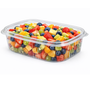 Somoplast 916 Clear Hinged Rectangular Container 375cc (Pack of 640)