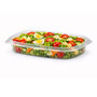 Somoplast Clear Hinged Rectangular Container 960 (600cc) Shallow - Pack of 500