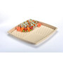 Sabert Square Pulp Platter PUL49110 27x27cm - Pack of 25 Bases