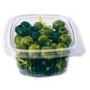 Somoplast Clear Hinged Compact Square Container 956 (250cc) - Pack of 600