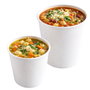 Go-Pack White Paper Soup Containers 26oz(758ml) - Pack of 500 (Just Base)