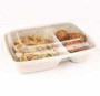 Sabert 2-Compartment Rectangular Pulp Container 800ml - Pack of 300