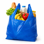 Medium Blue retails Plastic Carrier Bags 11x17x21in - Pack of 700
