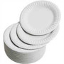 Disposable takeaway 7inch/18cm White Paper Plate - 1000pcs