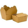 No.1 Kraft leakproof cardboard Takeaway Food Container 26oz/750ml (Pack of 200pcs)