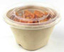 Sabert PP Lid for Round Hot 2 Go Pulp Bowl - Pack of 1000