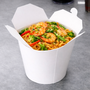 Noodle box White Cardboard Leakproof container 26oz/7500cc (500pcs)