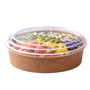PP Lids for Round Kraft food containers 1300 cc (pack of 300)