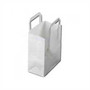 Large takeaway White Paper Carrier Bags - Pack of 250