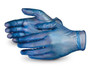 Vinyl Gloves Medium Blue Powder Free - 10 Packs of 100