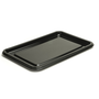 Sabert Large Black Rectangular Platters (BLA9318) Base - 50pk
