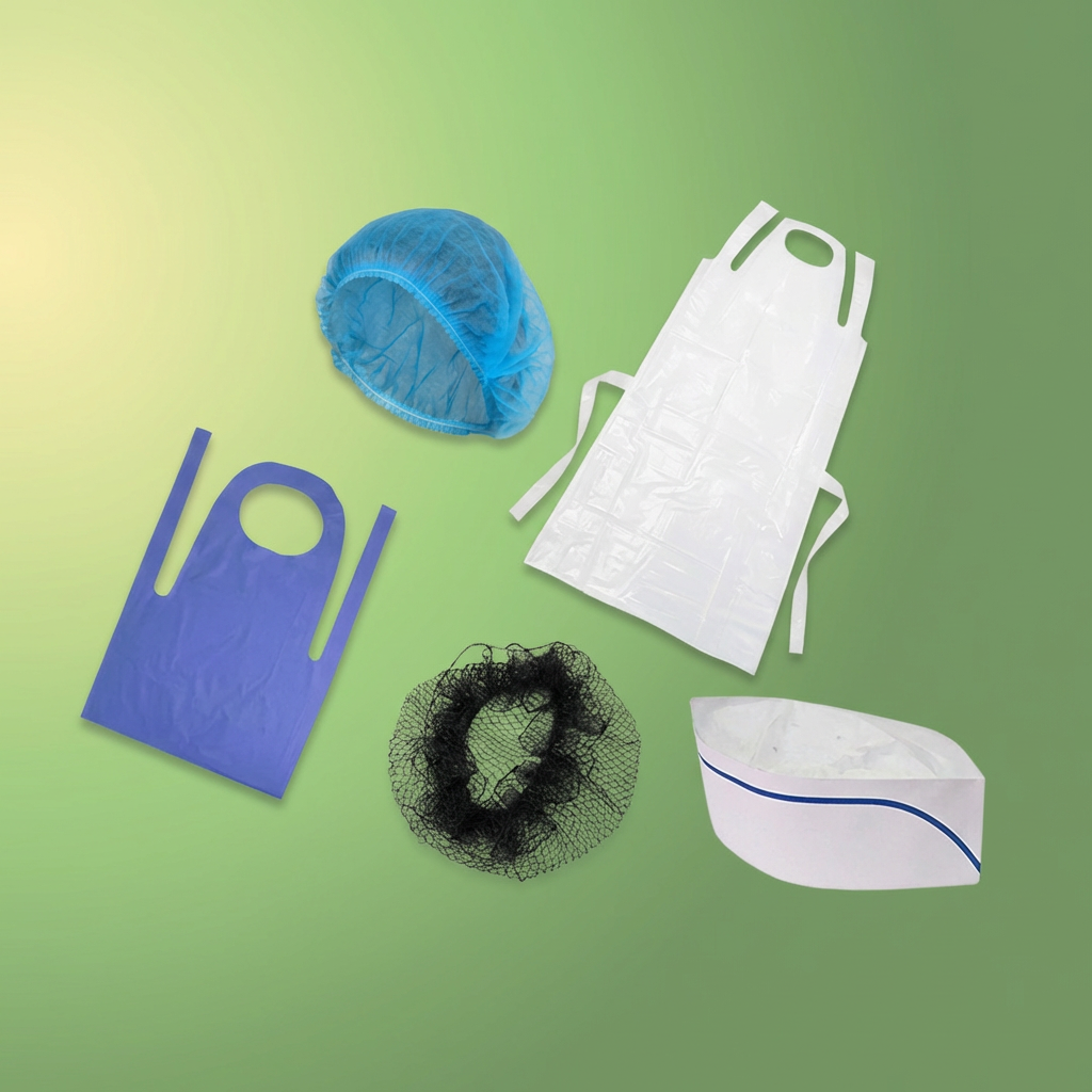 disposable-aprons-over-shoes-face-mask