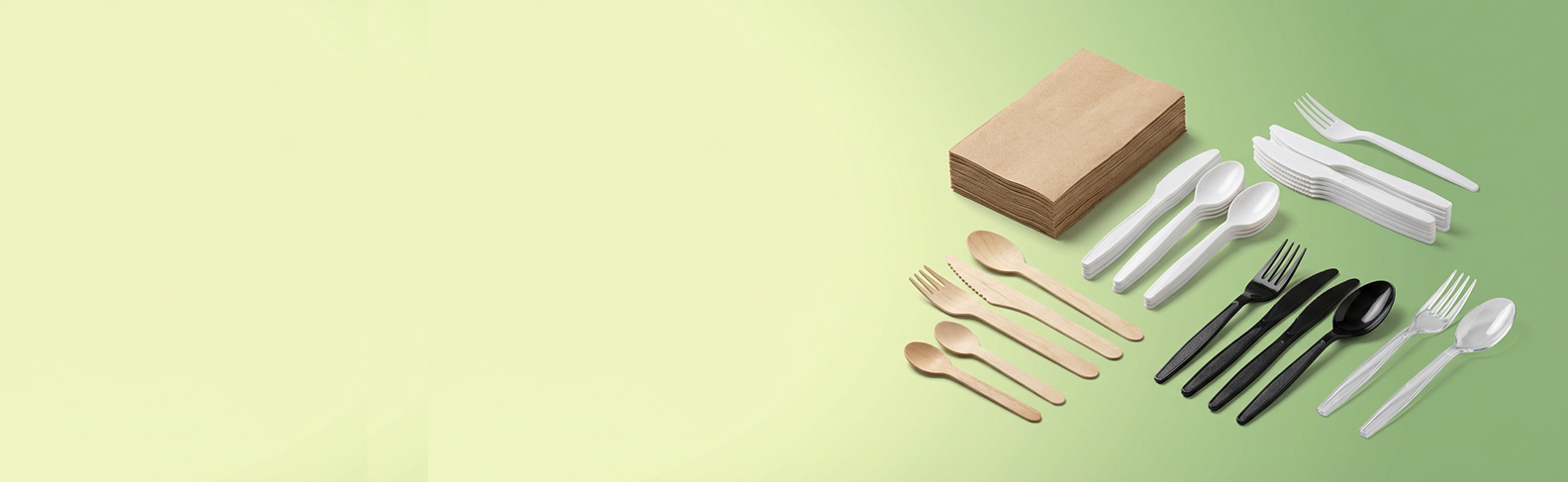 Disposable Forks, Knives and Spoons & Cutlery Set