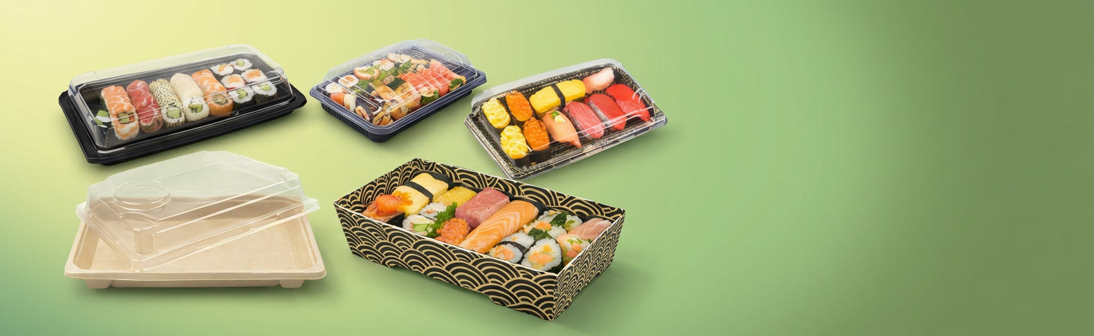 Sushi containers