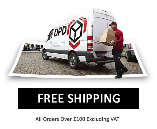 Free next working day delivery on orders over &pound;100 EX.VAT.