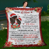 To My Mom Sherpa Blanket Personalized Gift for Mom