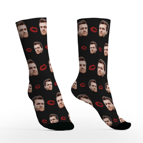 Custom Kissing Face Socks with Photos