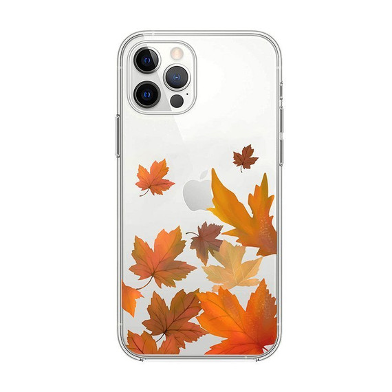 Autumn Falling Maple Leaf iPhone Case
