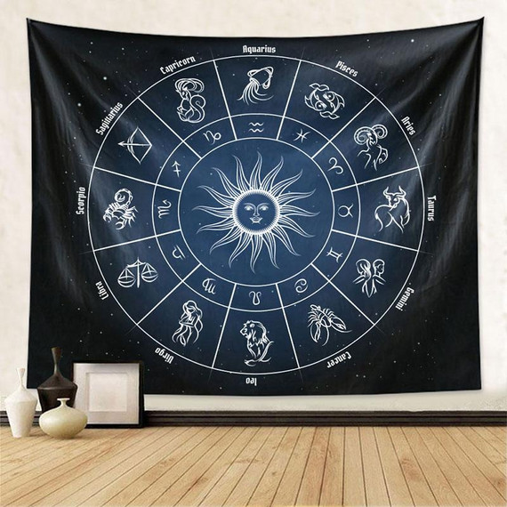 Zodiac Tapestry Wall Hanging