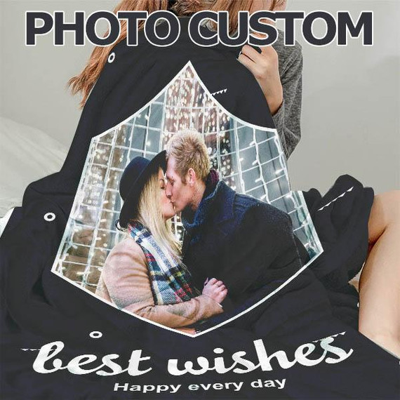 Customized Gift Photo Blanket