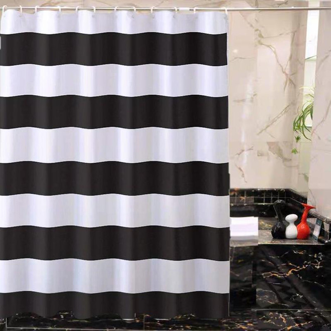 Black and White Shower Curtains