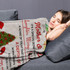 Fleece Sherpa Blanket Christmas Gift for Mom