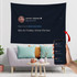 Custom Twitter Tweet Indoor Tapestry Wall Hanging