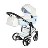 unama Candy Blue 2-in-1 pram and pushchair with diamond carrycot
