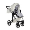 Junama Fluo Individual White Silver 2-in-1 pram and pushchair seat unit
