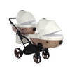 Junama Fluo Individual Satin Rose Gold White Duo Slim