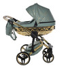 Junama Heart Green 2-in-1 pram and pushchair carrycot detail