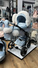 Junama Candy Premium Blue 2-in-1 pram and pushchair lifestyle image