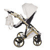 Junama Candy Premium White 2-in-1 pram and pushchair parent facing