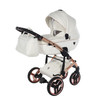 Junama Fluo Individual White Rose Gold 2-in-1 pram and pushchair weather window