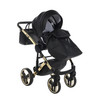 Junama Fluo Line Black 2-in-1 pram and pushchair + apron