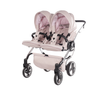 Junama Compact Pink Double Pram