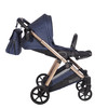 Junama Elegante Blue Pram Pushchair Travel System
