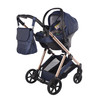 Junama Elegante Blue Pram Pushchair Travel System