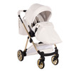 Junama Elegante Art Deco White Pram & Pushchair