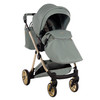 Junama Elegante Art Deco Green Pram & Pushchair