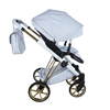 Junama Cubby Blue Gold Pram & Pushchair