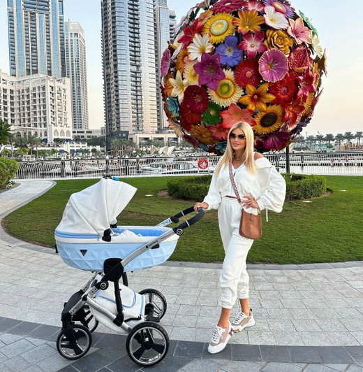 Junama Candy Blue Pram & Pushchair